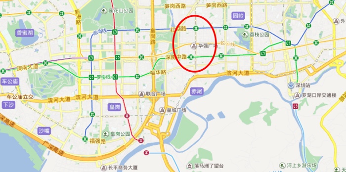 HuaQiangBei_Area_Shenzhen